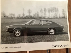FIAT DINO COUPÉ FOTOGRAFIA BERTONE - Foto 1 di 1