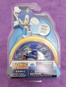 Sonic The Hedgehog Die-cast Limited Iridescent Sonic Vehicle New Holo - Picture 1 of 5