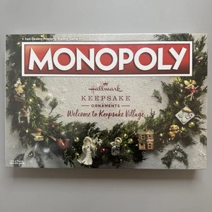 READ Monopoly Hallmark Keepsake Ornaments Welcome to Keepsake Village Board Game - Picture 1 of 3