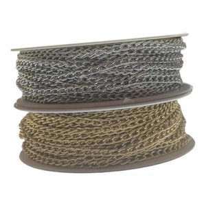 5mm Metal Chain in Gold or Silver - Sold by the Metre - Picture 1 of 5