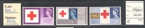 ENG_2 - ENGLAND. 1963 "RED CROSS" set. MNH. Scott 398p-400p. - Picture 1 of 1