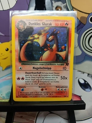 German Pokemon Card Dark Charizard (Dunkles Glurak) Team Rocket Holo 4/82 NM/LP - Image 1 of 2