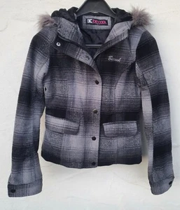 Damen / Teenie WARME Winter Kapuzen Jacke gefüttert Gr. S Be cool Neu (1218) - Picture 1 of 7