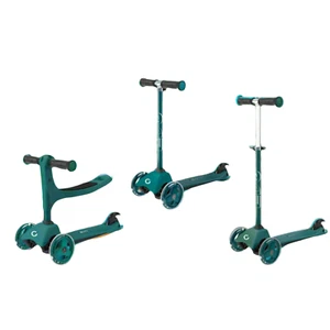 EVO 3 in 1 Cruiser Toddler Ride On & Scooter Green | Kids Balance Trike Toy Gift - Picture 1 of 13