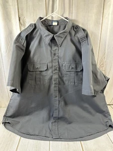 Propper Tactical Shirt Mens 3XL Ripstop Short Sleeve Gray Front Pockets Security - Picture 1 of 15
