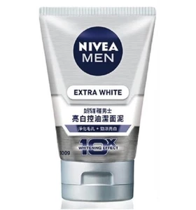 Nivea MEN WHITE PORE MINIMIZER Volcanic MUD FOAM Face Cleanser - Picture 1 of 1