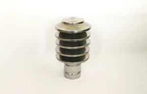 3,2'' / 80mm KAMINHAUBE Anti Down Zugluft Edelstahl Rauchrohr Kappe Entlüftung - Bild 1 von 6