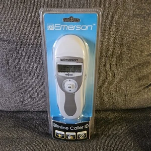 Emerson Slimline Caller ID EM-2516 Desk/Wall Mount Phone White EM2516WH - Zdjęcie 1 z 6