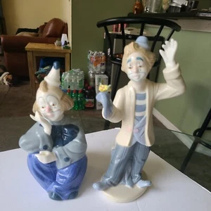 2 Porcelana De Cuernavaca Clowns - Picture 1 of 10