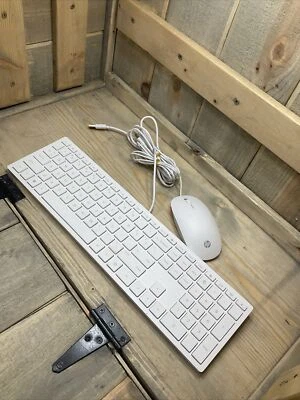 HP 928517-001 White Cheddar Keyboard & 928513-001 Mouse Combo, USB - Image 1 of 4