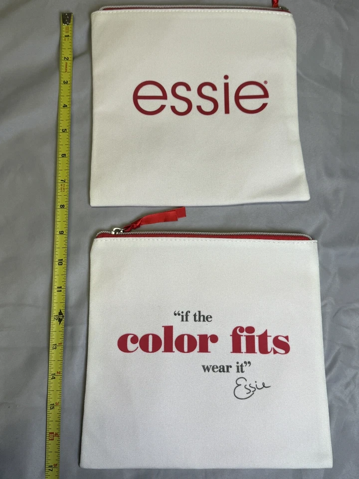 Essie Makeup Cosmetics Bag Pouch - lot of 2 - Image 1 of 4