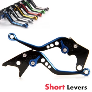 Short Edging Clutch Levers For Yamaha XT660R/X XTZ660H/N Tenere XV535S Virago - Foto 1 di 12