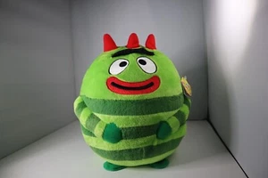 TY Yo Gabba Gabba Beanie BALLZ Ball BROBEE Green Figure Plush Doll 8" - Picture 1 of 4