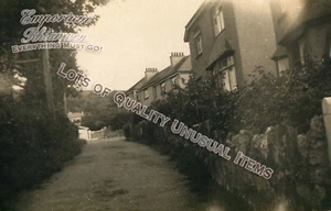OLD PHOTO 'The Brae' upper road Houses Meliden Village off Ffordd Tanrallt 1920s - Picture 1 of 1