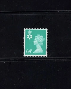 Northern Ireland 1999 64p Turquoise-Green Two bands Machin MNH SG NI86 - Picture 1 of 1