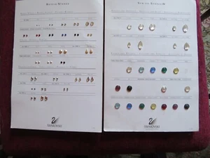 Two cards of Swaroski jewellery stones not full cards - Picture 1 of 16