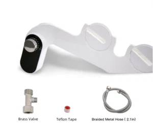 Accesorio de asiento de inodoro bidé autolimpiable, pulverizador de bidé fácil de instalar - Imagen 1 de 12