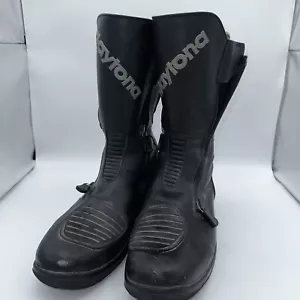 Daytona Road Star GTX Gore-Tex Motorcycle Waterproof Boots Black Size 48 US 14 - Picture 1 of 15