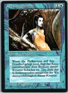 Creature Bond | MtG Magic Revised Ed FBB (Foreign Black Border) | German GR | NM - Picture 1 of 2
