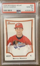 2009 Bowman BRYCE HARPER RC AFLAC All American #BH PSA Gem Mint 10 RC 1st Card!!