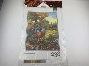 Hudema’s Mountain Rooster Needlepoint Canvas Needleart Mania 12” By 16” - Picture 1 of 6