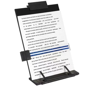 Desktop Document Book Holder w/ 7 Adjustable Positions File Organizer Copyholder - Picture 1 of 8