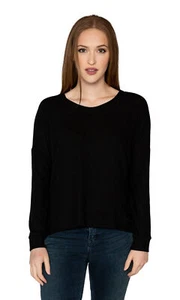 Velvet by Graham & Spencer Robina Cozy Jersey Long Sleeve Top - Picture 1 of 3