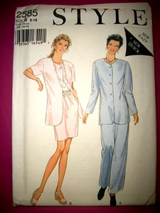 Giacca pantalone gonna modello Miss Style 2585 FACILE DA CUCIRE NON TAGLIATA taglia 8-10-12-14-16-18 - Foto 1 di 3