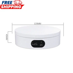 Rotating Display Electric Stand Photography Turntable Jewelry Model Toys Holder - Picture 1 of 1