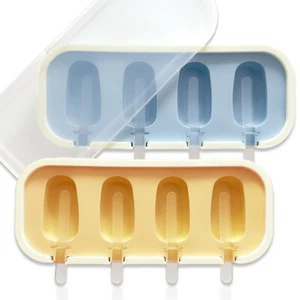 Juego de 2 helados de silicona molde de helado de tallo molde de hielo hielo en el tallo moldes de hielo - Imagen 1 de 1