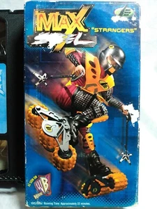 Max Steel "Strangers" VHS Tape, WB Kids Mattel 2000, Part Man Part Metal - Picture 1 of 3