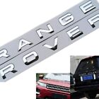 Range Rover Hood Trunk Chrome Silver Boot Badge Emblem for Sport Evoque Dynamic