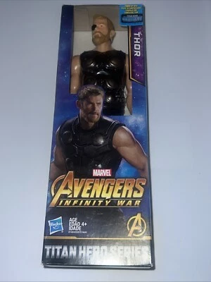 Figura de acción Marvel Avengers Infinity War Titan Hero Series Thor 12 pulgadas nueva en caja Foto 1 de 4