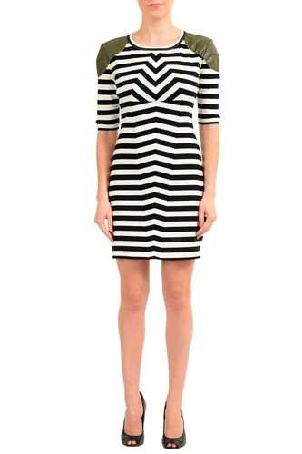 Abito body donna Maison Margiela MM6 multicolore a righe US S IT 40