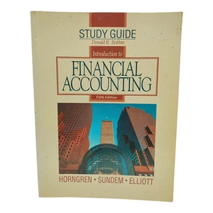 Introduction Financial Accounting 5th Edition Study Guide Donald R. Babbitt - Foto 1 di 5