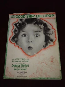 Shirley Temple On The Good Ship Lollypop sheet music - Picture 1 of 3
