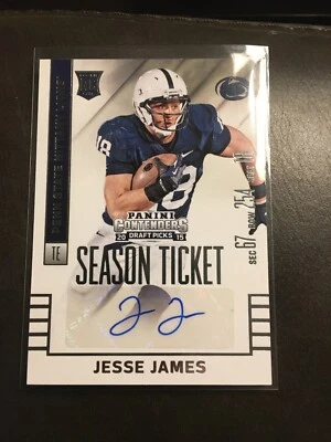 2015 Panini Contenders Draft Picks Jesse James Auto - Image 1 of 2