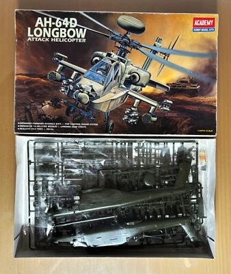 ACADEMY 2125 - AH-64D LONGBOW ATTACK HELICOPTER - 1/48 PLASTIC KIT - Immagine 1 di 2