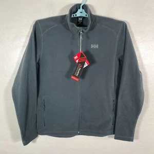 Helly Hansen Jacket Mens Large Daybreaker Fleece Full Zip Storm Gray New - Picture 1 of 9