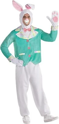 Traje de mascota de valor de conejito de Pascua para usted disfraz elegante de Halloween para adultos Foto 1 de 2