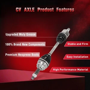 CV Axle Assembly for Toyota Highlander 09-16 Venza Lexus RX350 RX450H Front LH - Picture 1 of 10