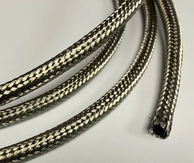 RS PRO 4.5mm-9.5mm x 1m Nickel pl Copper Sleeving/Screening Braid 93% Coverage RSC-6N