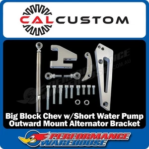Soporte de alternador Cal Custom Big Block Chev 396 454 se adapta a bomba de agua corta - Imagen 1 de 3