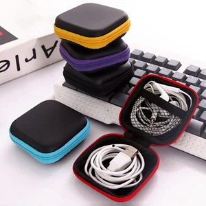 Earbuds Carrying Case, Portable Earphone Pouch Phone Accessories Organizer - Picture 1 of 20