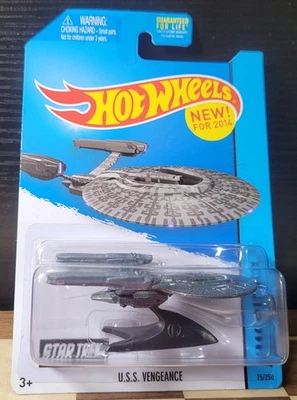Hot Wheels Star Trek U.S.S. Vengeance Planet Heros HW City 2013 Mattel #75/250 - Image 1 of 4