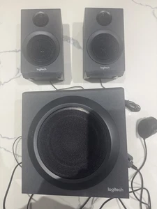 Logitech Z333 Multimedia 2.1 Gaming PC Computer Surround Sound Lautsprecher, laut - Bild 1 von 3