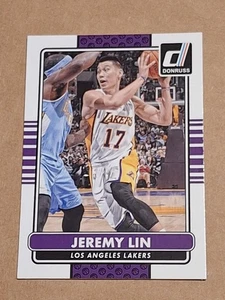 2014 JEREMY LIN DONRUSS NBA CARD #101 LA LAKERS LINSANITY NY KNICKS ROCKETS  - Picture 1 of 2