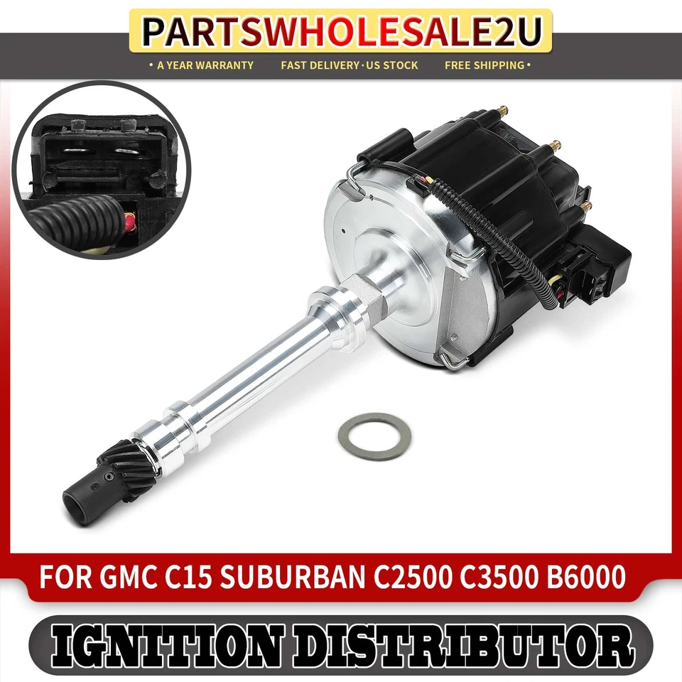 1x Ignition Distributor for GMC C15 Suburban C2500 C3500 Caballero G35 B6000 P25 - Image 1 of 4