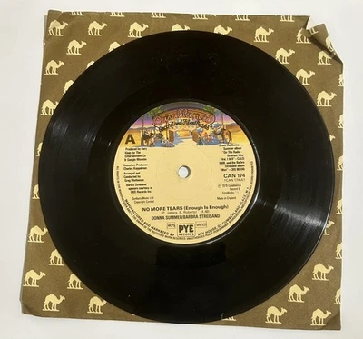 Barbara Streisand & Donna Summer No More Tears" Vinyl Record 7" VG+ free post Foto 1 de 2