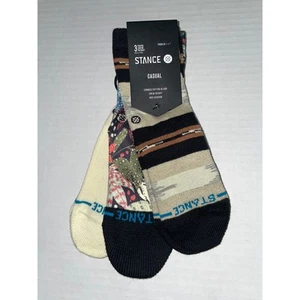 Stance 3 Pares Bebé Crew Calcetines Informales Trailbound Niño 2-4 Años Nuevos - Imagen 1 de 3